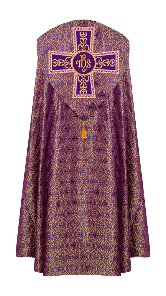 GOTHIC COPE VESTMENTS WITH ADORNED ORPHREY