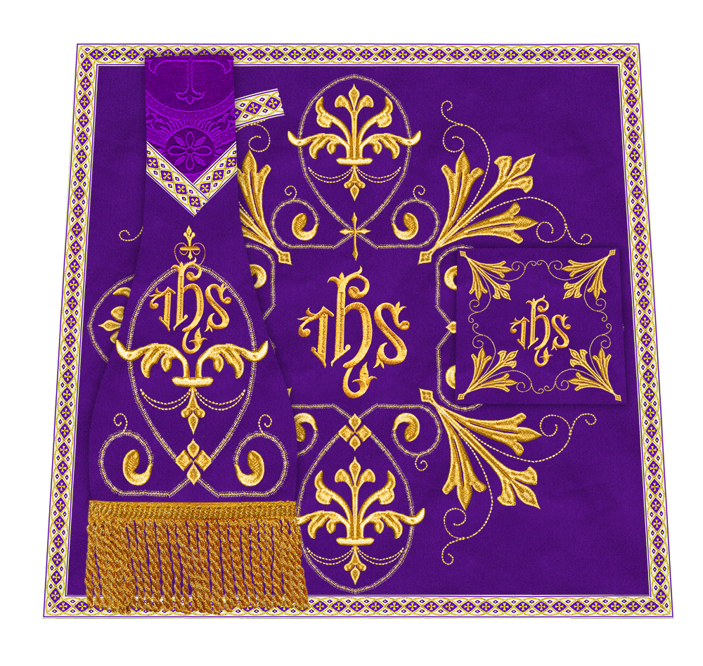 Spiritual Embroidery Mass Set Vestment