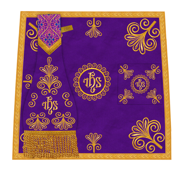 Elegant mass set with rich embroidery - Flourish collection