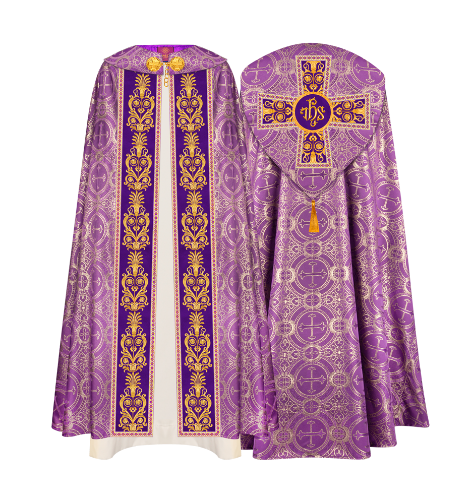 GOTHIC COPE WITH EMBROIDERED MOTIFS