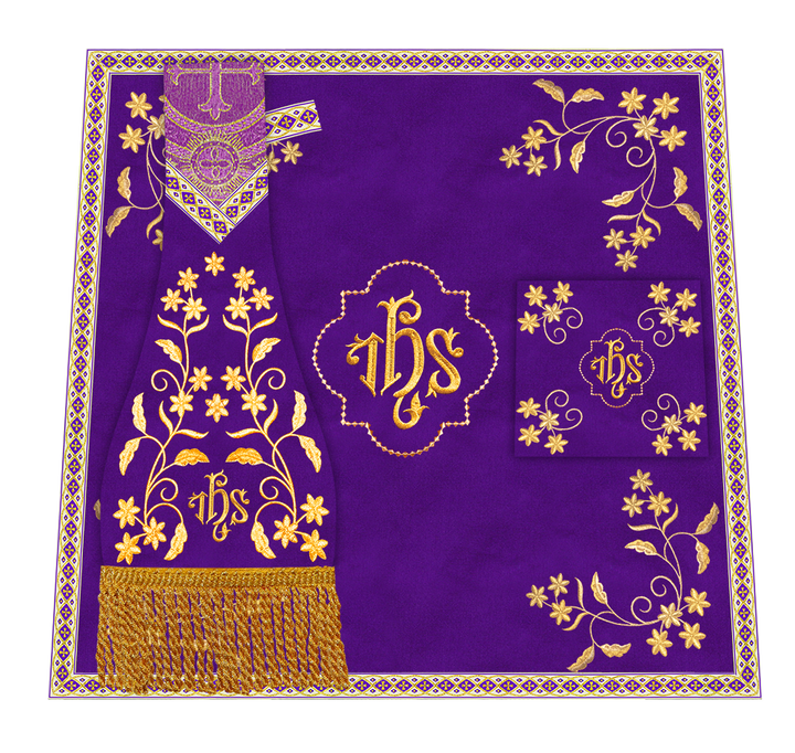 Floral Embroidery Spiritual Mass Set