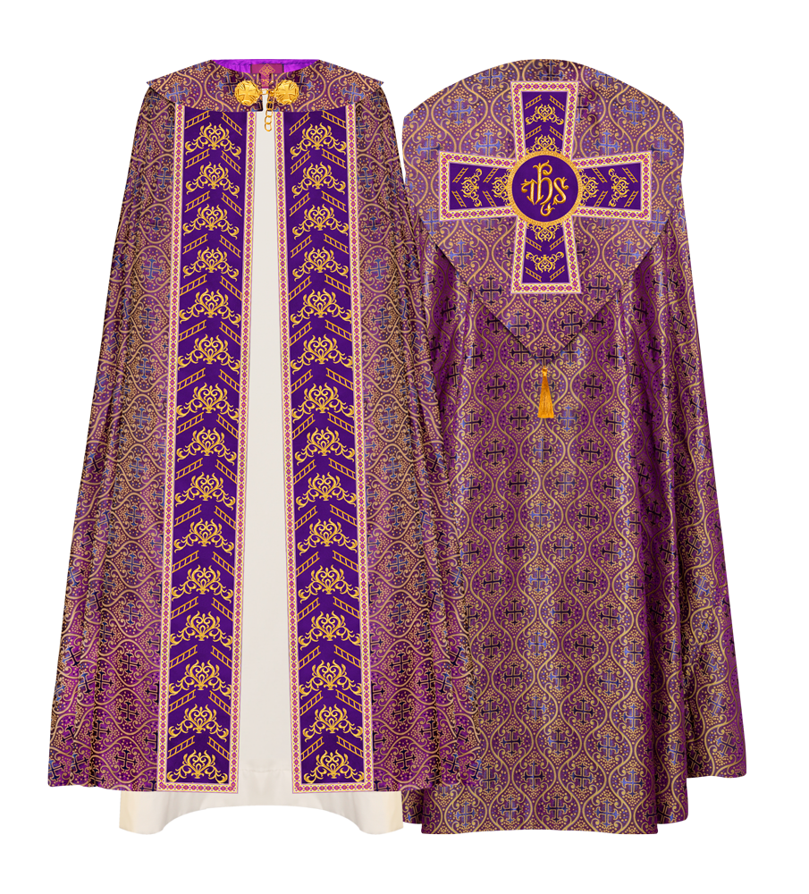 GOTHIC COPE VESTMENTS WITH ADORNED MOTIFS