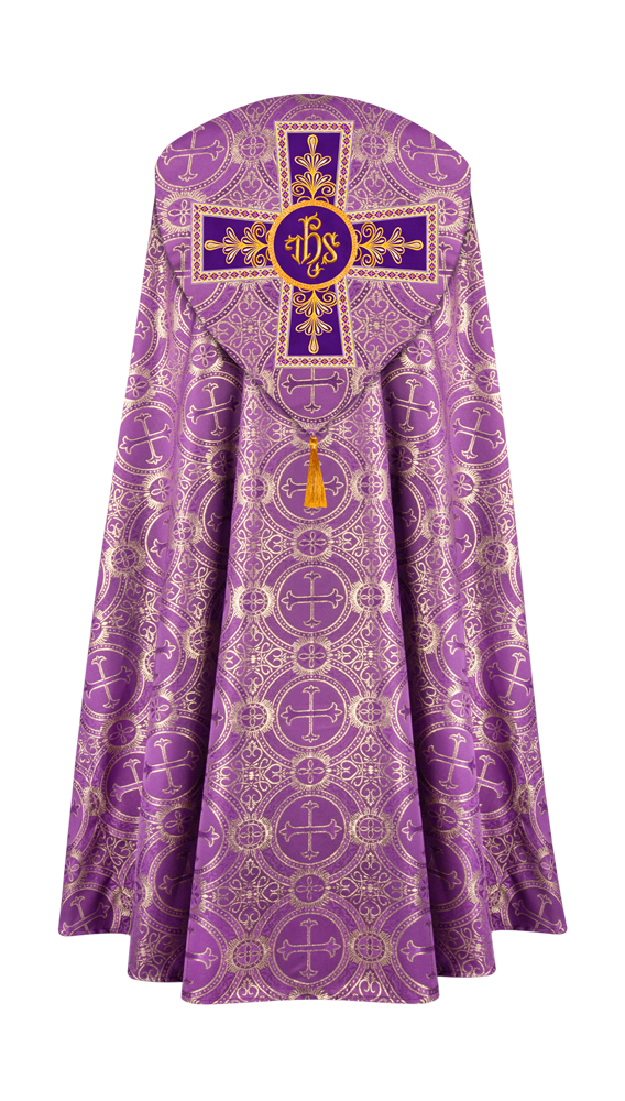Gothic Cope vestments with Spiritual Motifs and Trims
