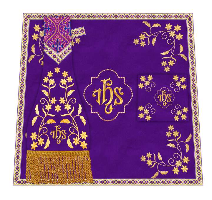 Floral Embroidery Spiritual Mass Set