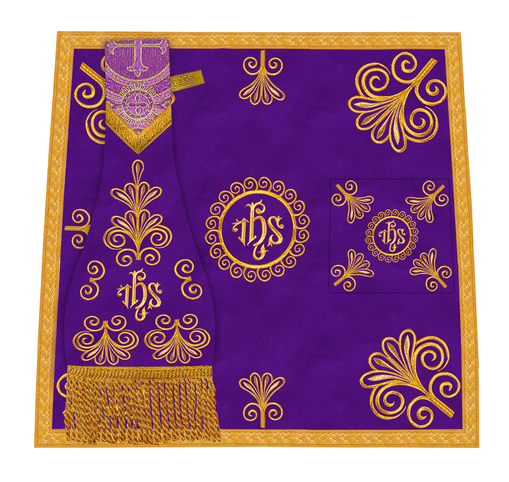 Elegant mass set with rich embroidery - Flourish collection