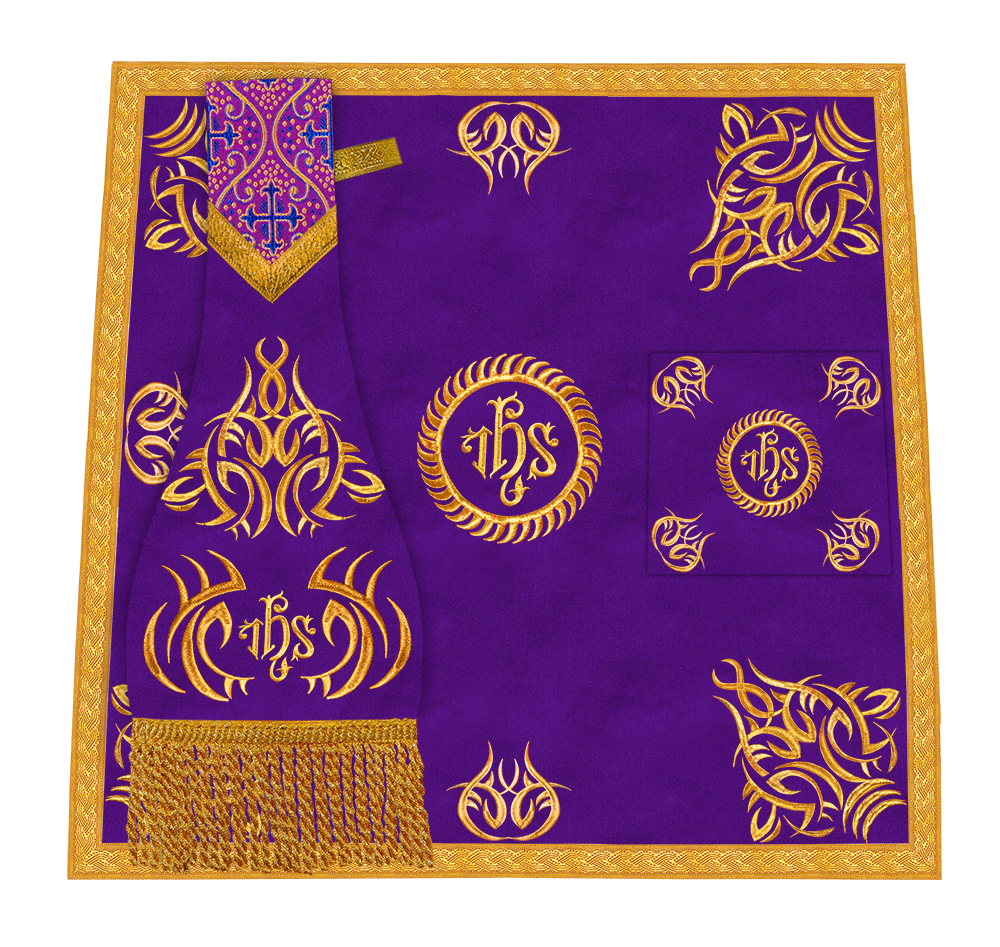 Marvelous mass set with Golden Embroidery - Angelic collection