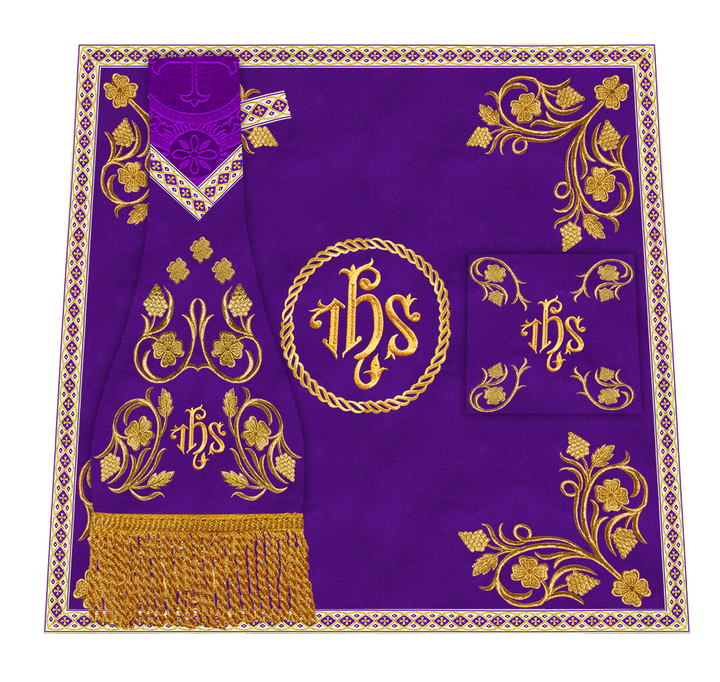Grapes Embroidery Mass set with Motif