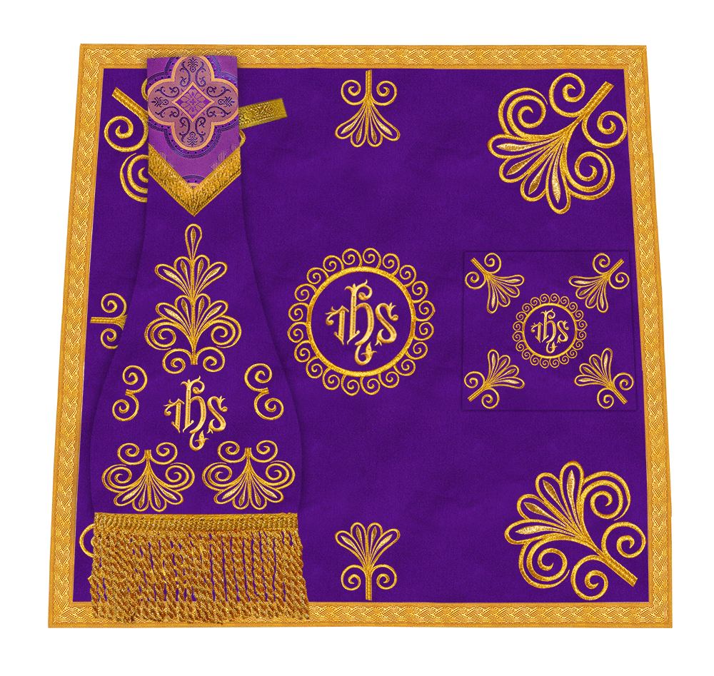 Elegant mass set with rich embroidery - Flourish collection