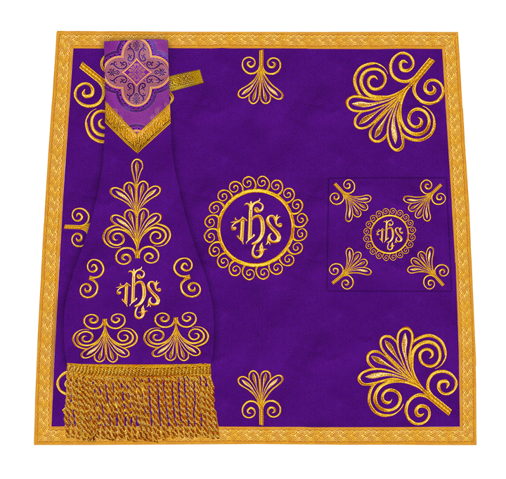 Elegant mass set with rich embroidery - Flourish collection