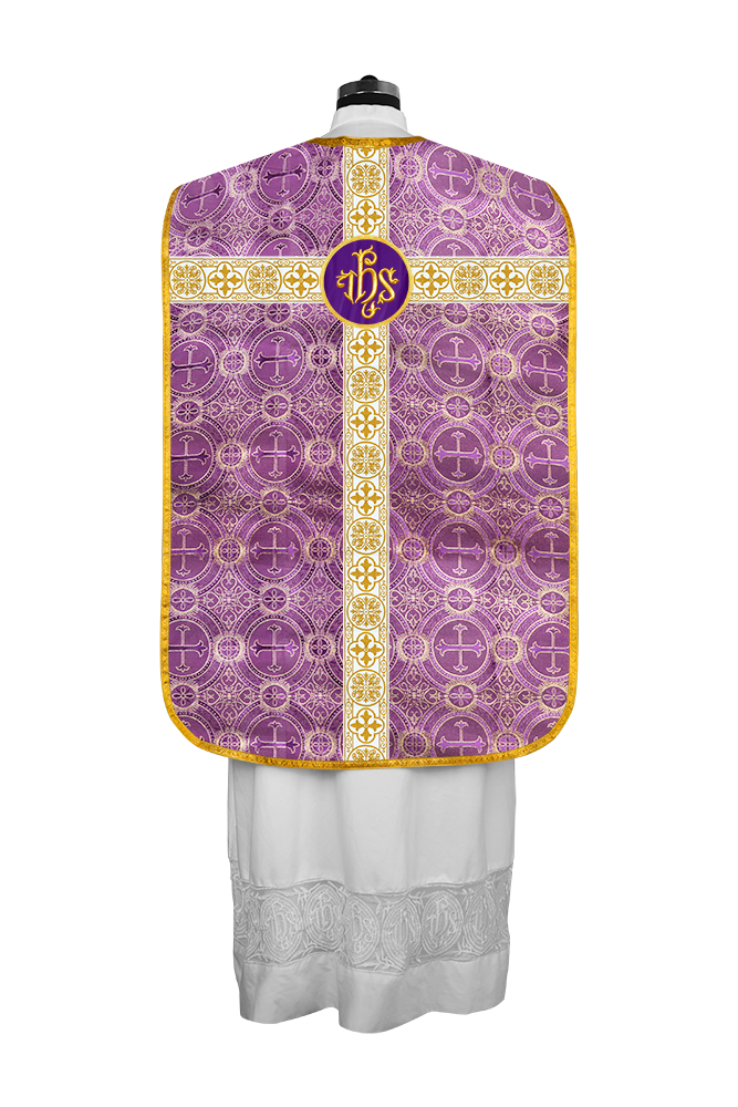 Fiddleback Vestment adorned with lace