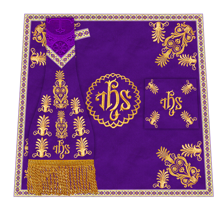 Embroidered Motif and Trims Mass Set
