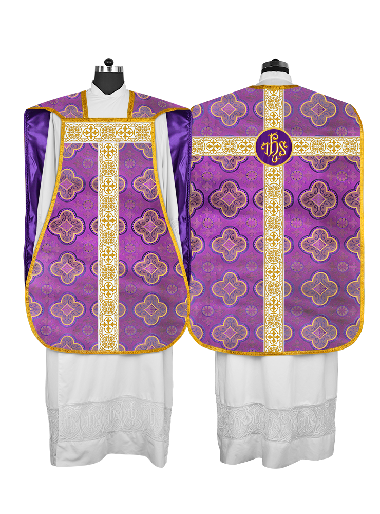 Fiddleback Vestment adorned with lace