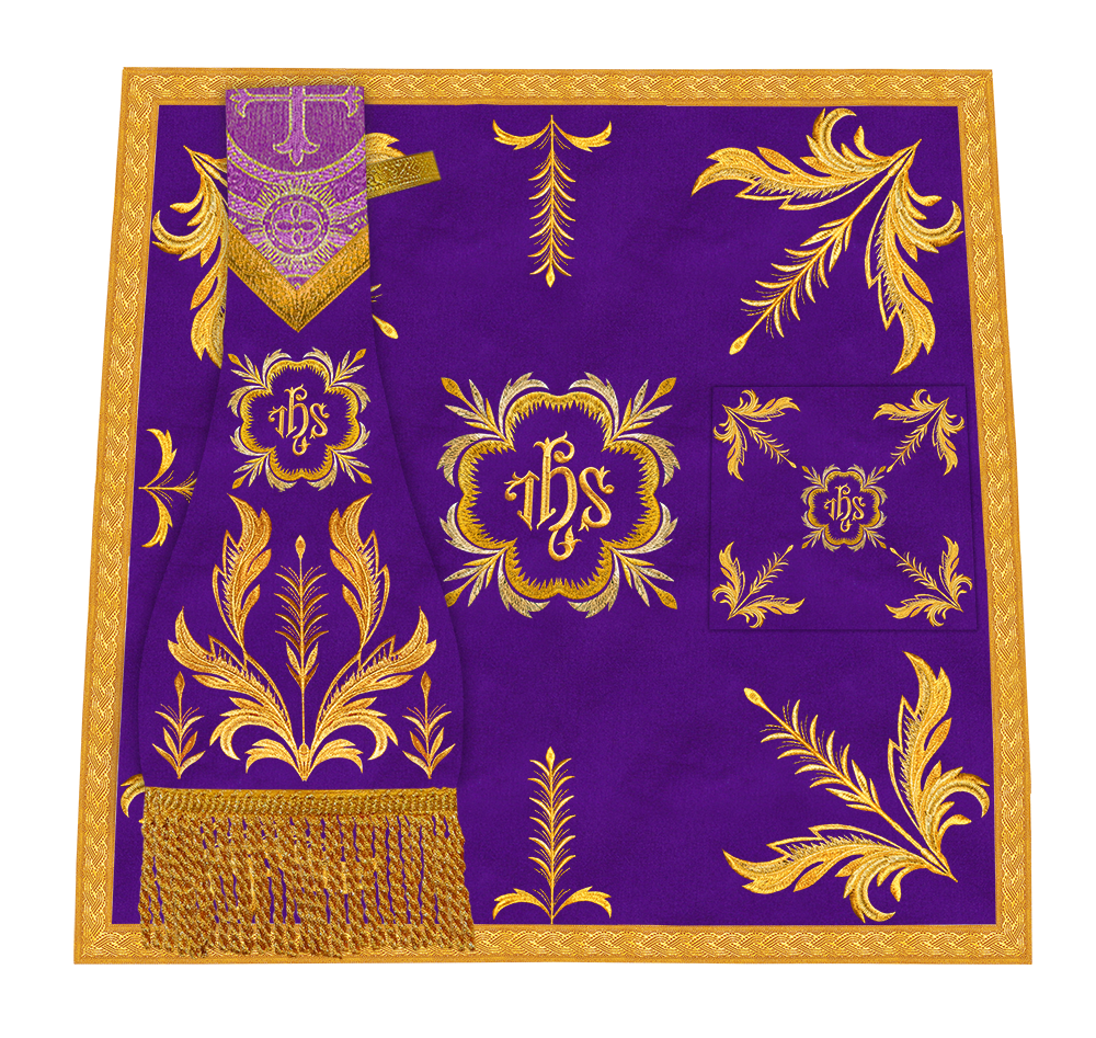 Embroidered Mass set with Motif - Sanctus Collection