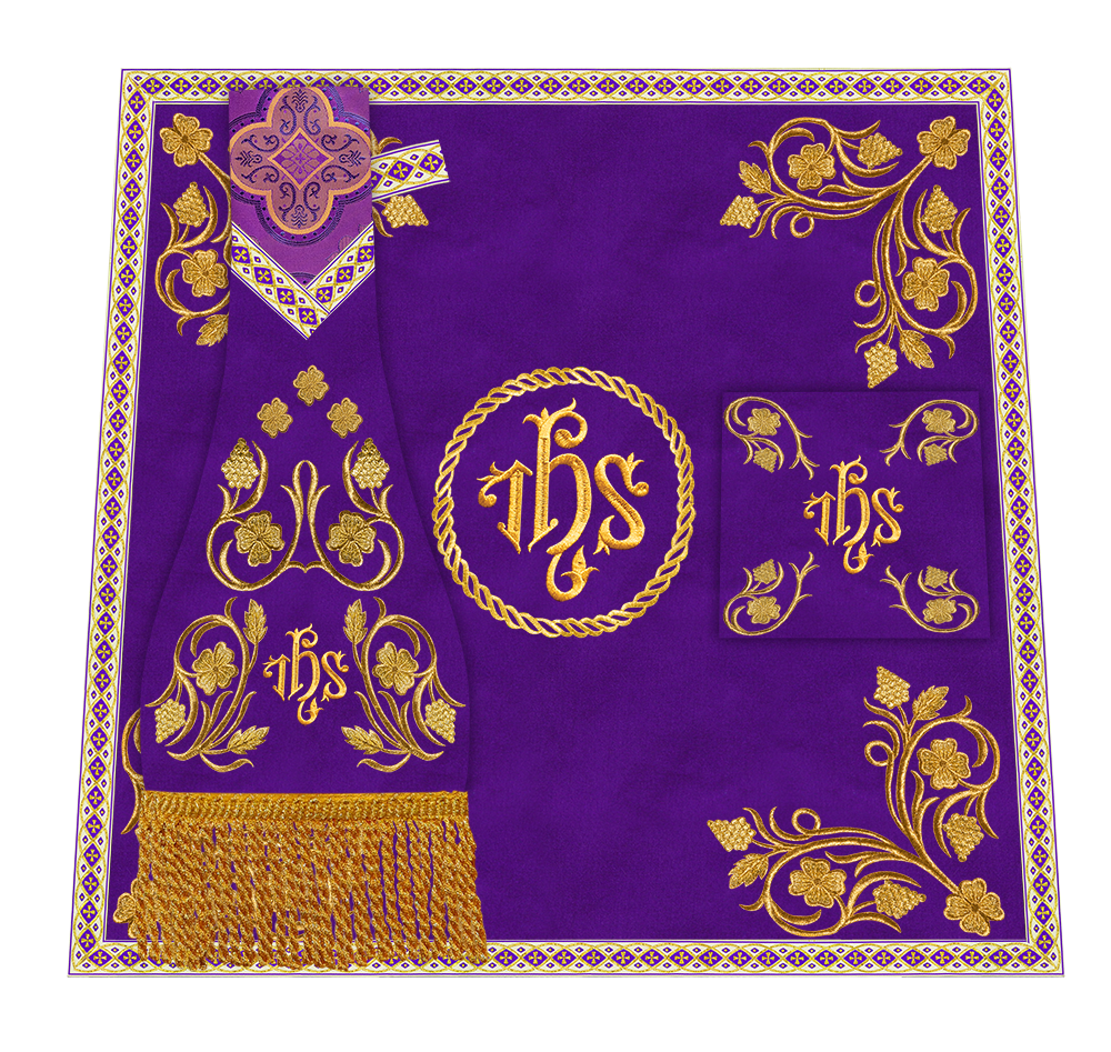 Grapes Embroidery Mass set with Motif