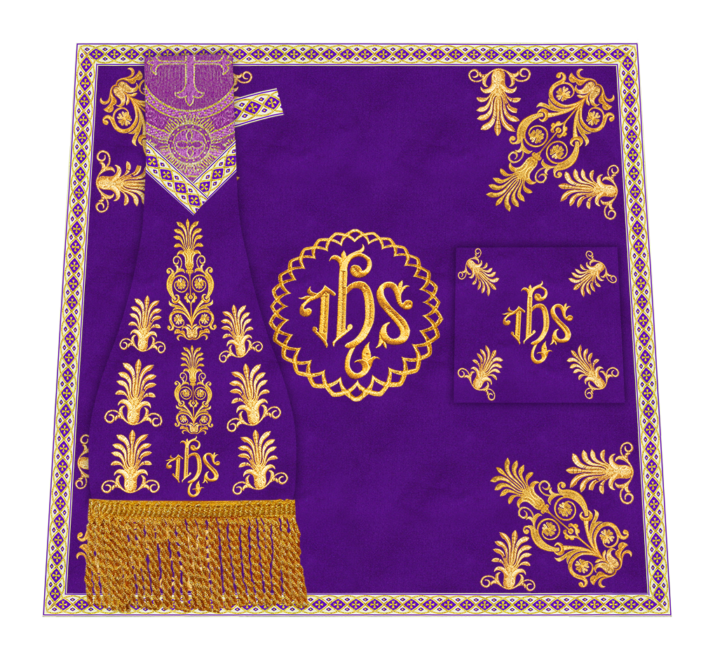 Embroidered Motif and Trims Mass Set