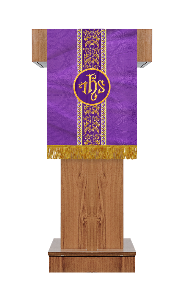 Pulpit/Lectern with Motif and Trims