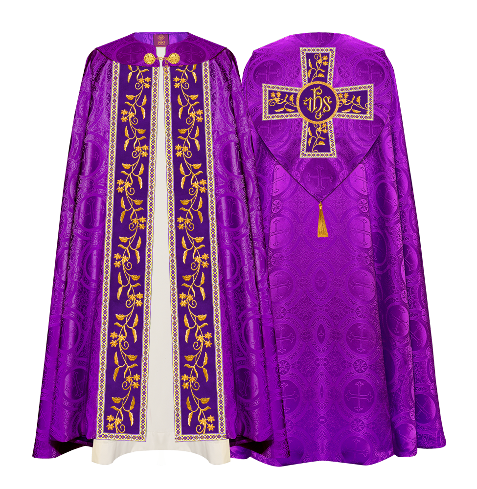 GOTHIC COPE VESTMENTS ORNATED WITH FLORAL DESIGN