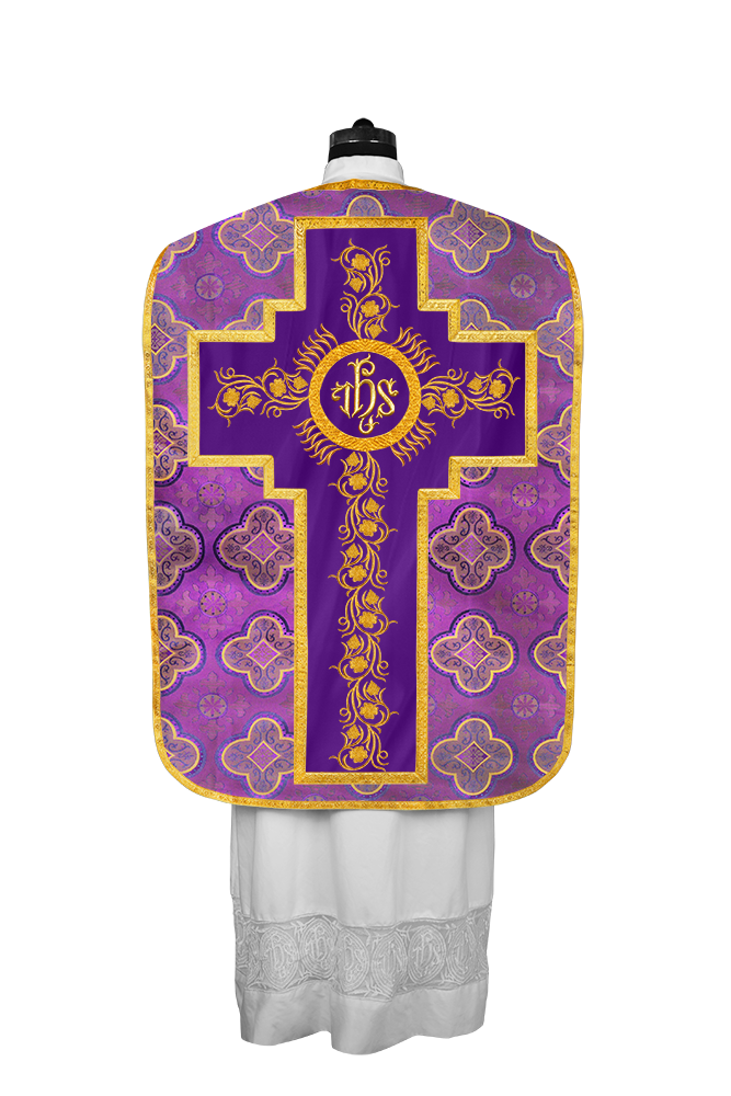 Catholic fiddleback chasuble vestment - Grapes collection