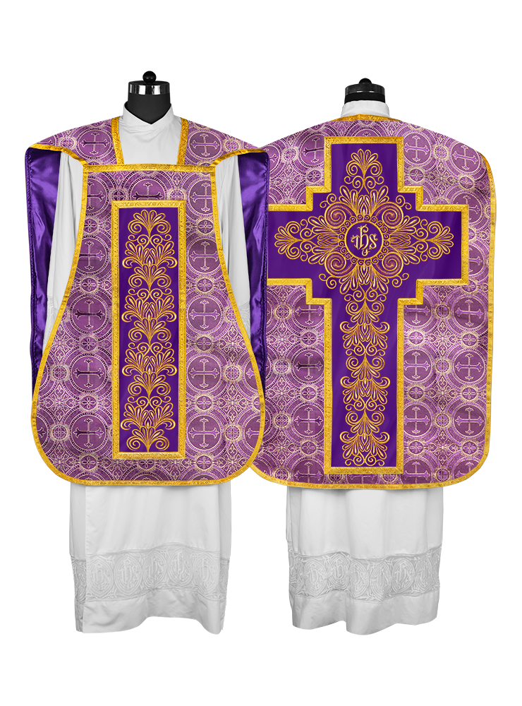 Traditional Roman chasuble vestment - Flourish collection