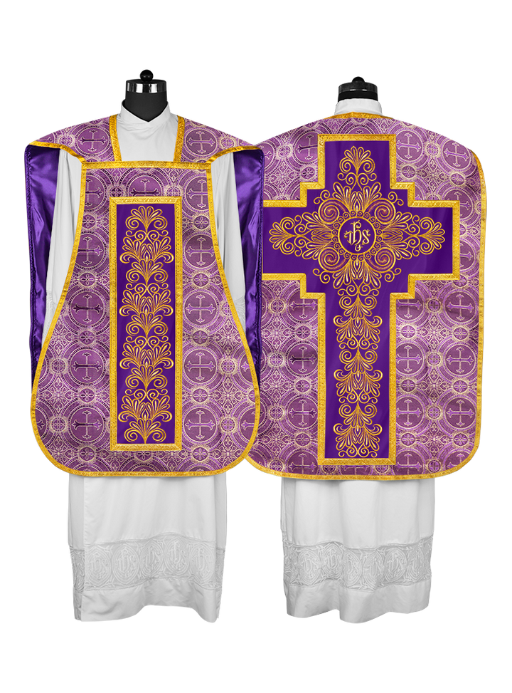 Traditional Roman chasuble vestment - Flourish collection