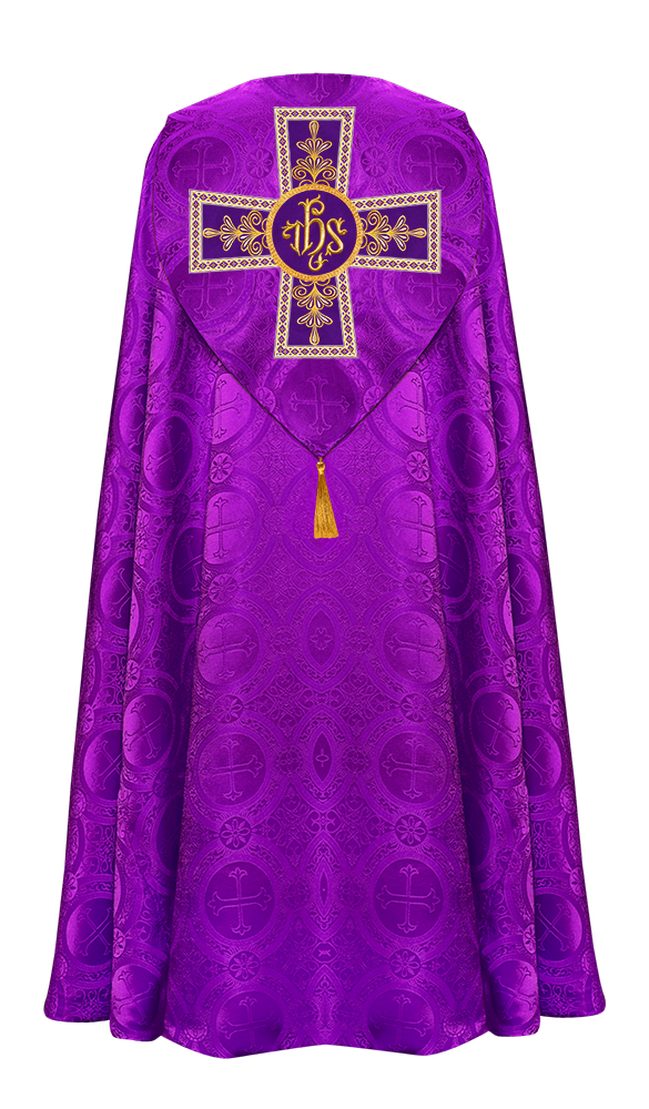 Gothic Cope vestments with Spiritual Motifs and Trims