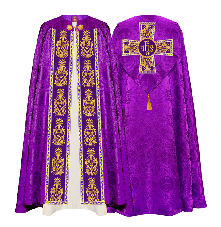 GOTHIC COPE WITH EMBROIDERED MOTIFS