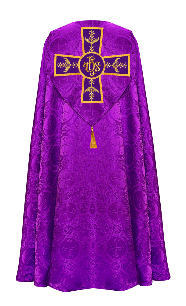 GOTHIC COPE WITH ENHANCED EMBROIDERY