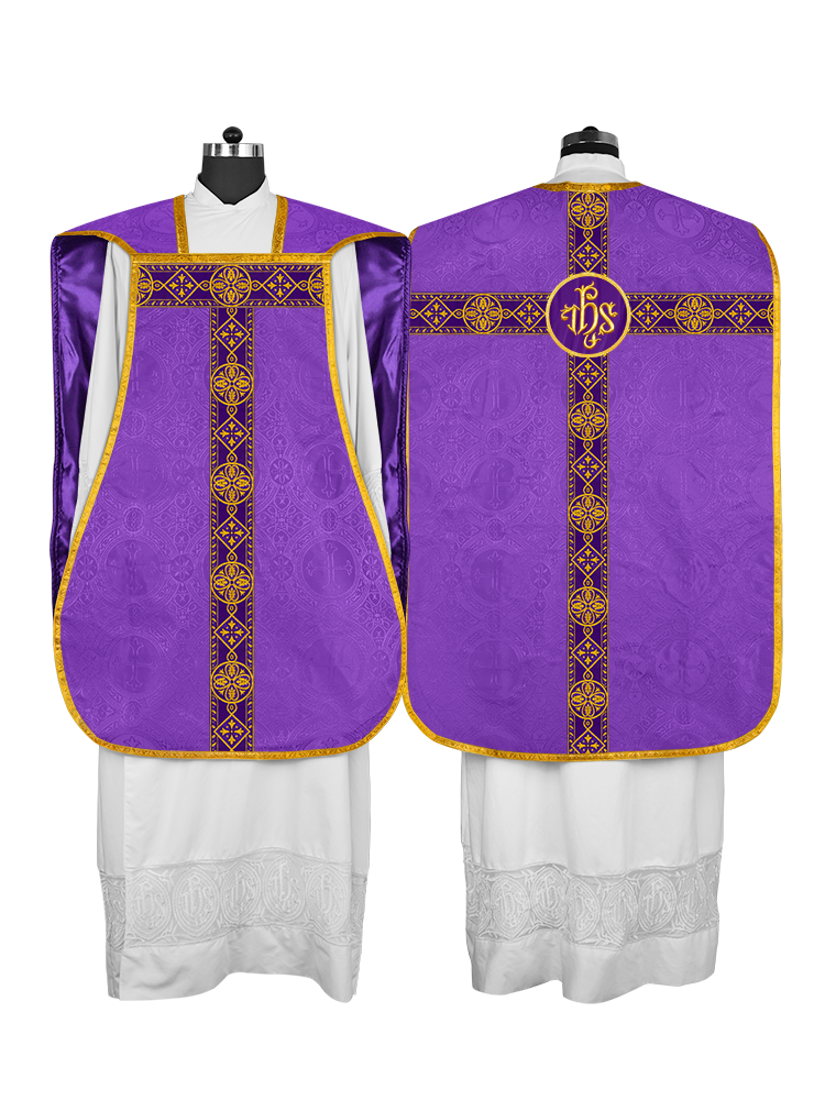 Embroidered Roman Chasuble Vestment