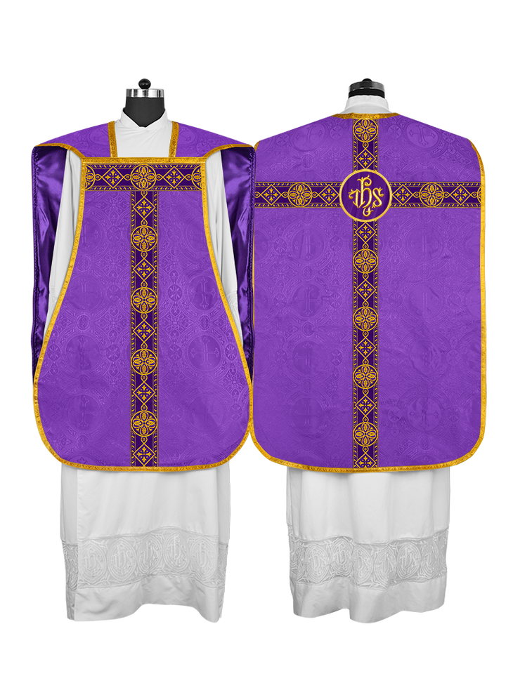 Embroidered Roman Chasuble Vestment