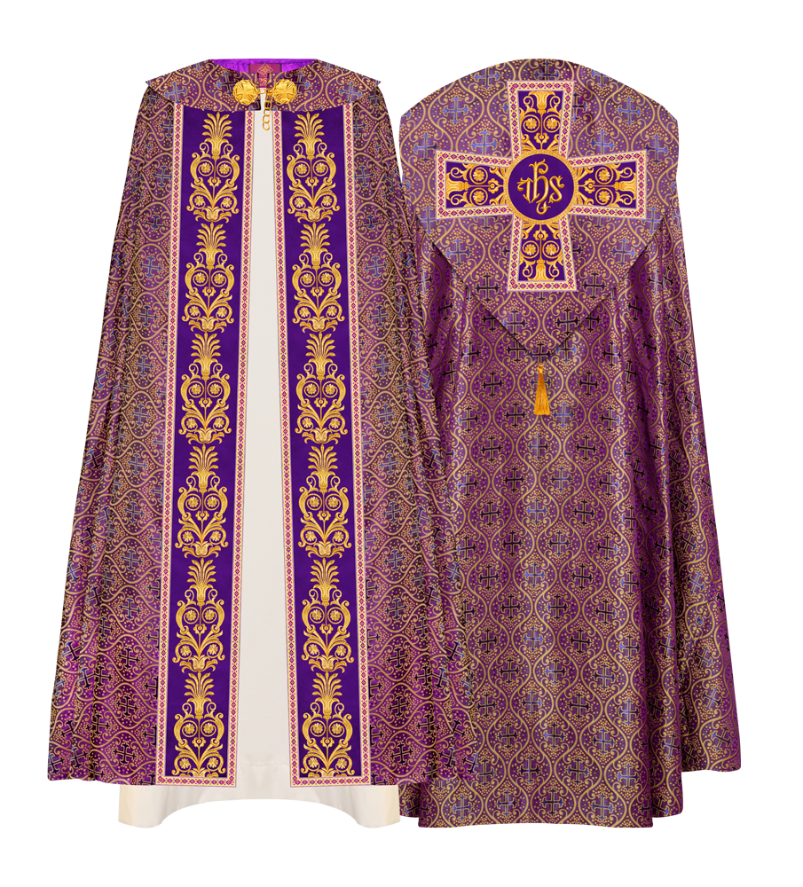 GOTHIC COPE WITH EMBROIDERED MOTIFS