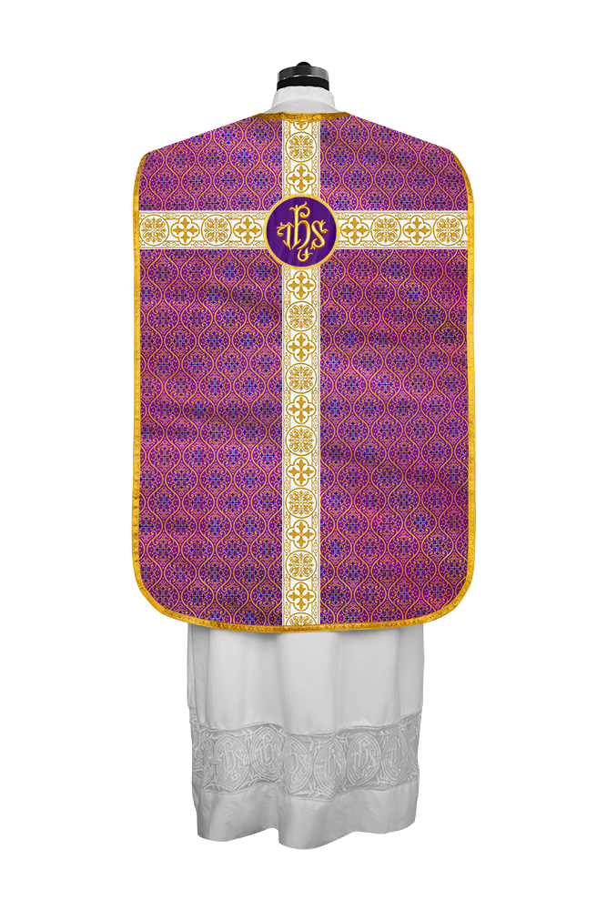 Fiddleback Vestment adorned with lace