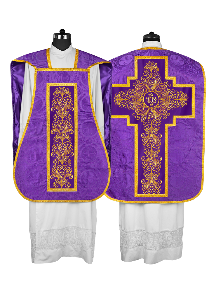 Traditional Roman chasuble vestment - Flourish collection