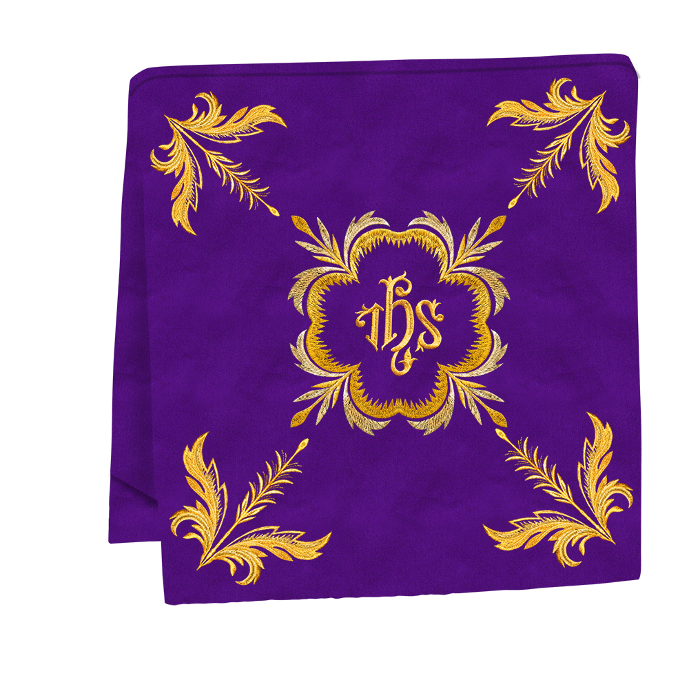 Mass Set Vestment with Embroidery Trims