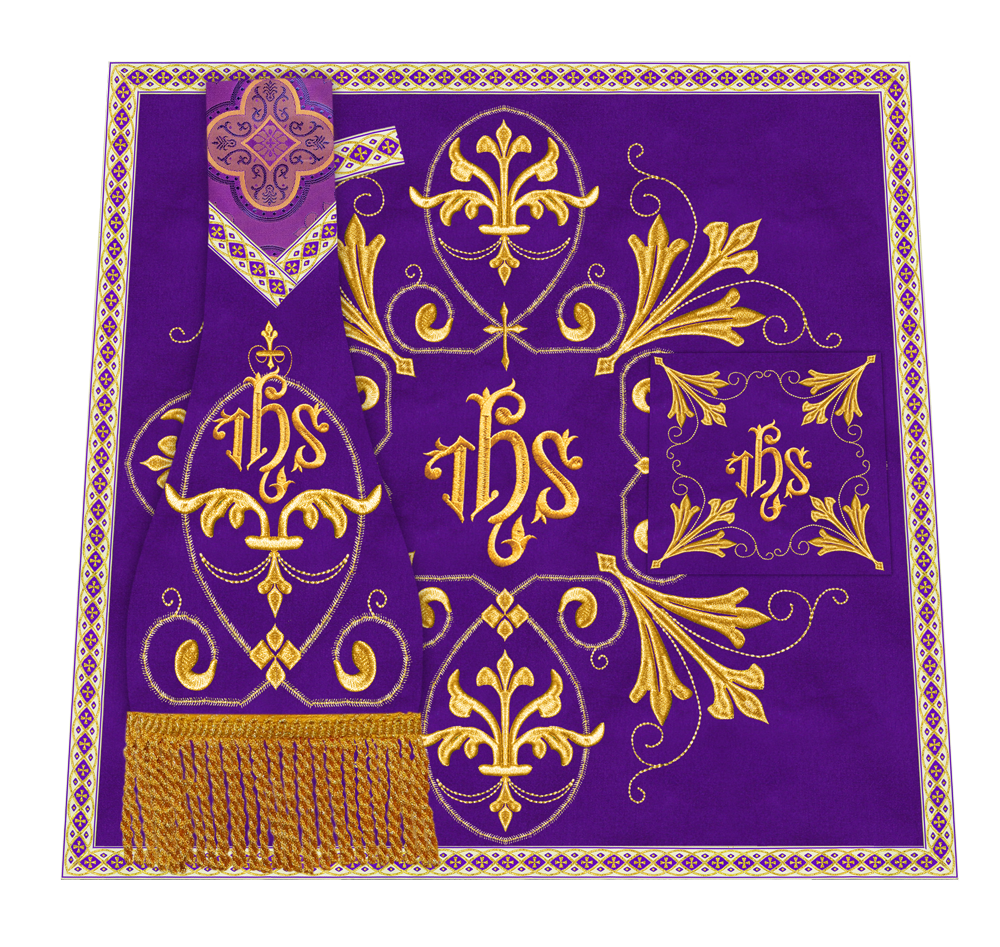 Spiritual Embroidery Mass Set Vestment