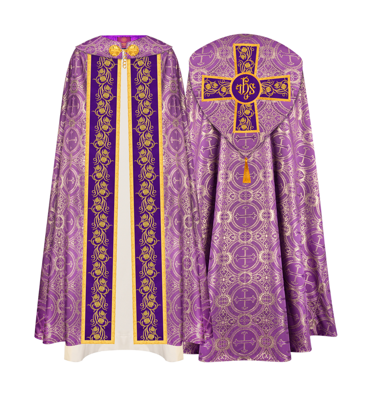 GOTHIC COPE VESTMENT WITH ORNATE EMBROIDERY
