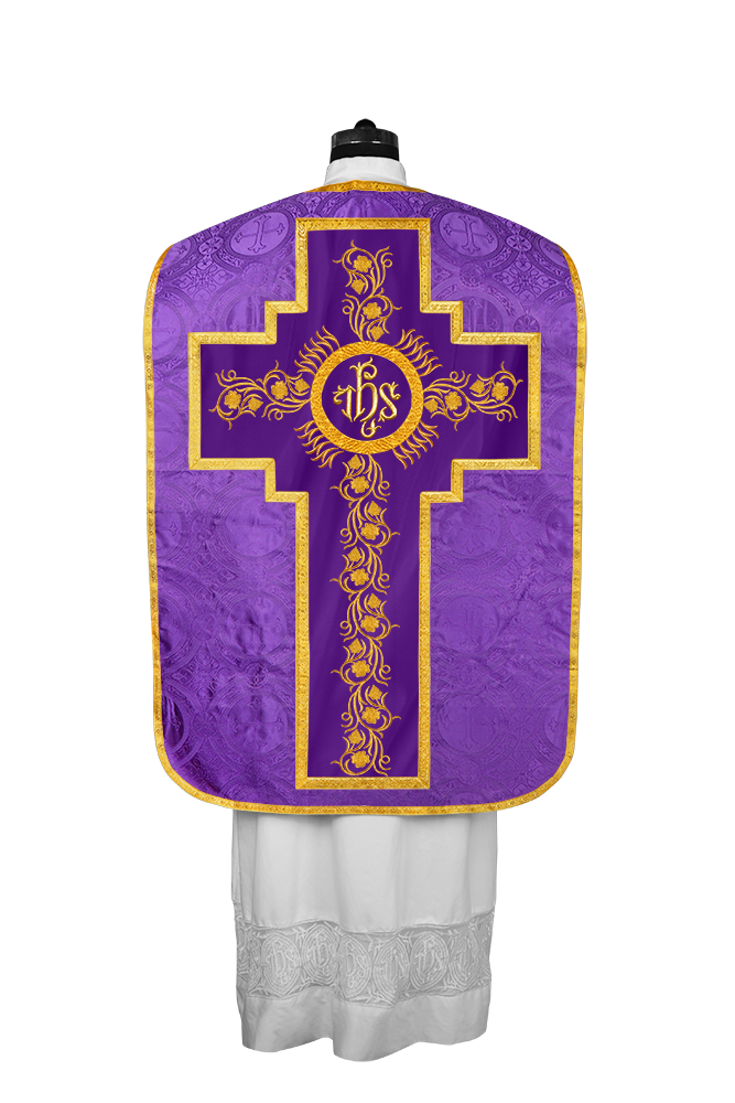 Catholic fiddleback chasuble vestment - Grapes collection