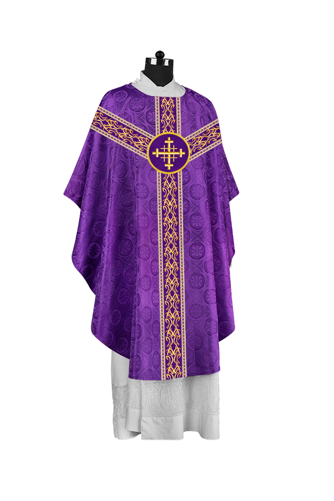 Gothic Chasuble with Y-type Embroidered Orphrey