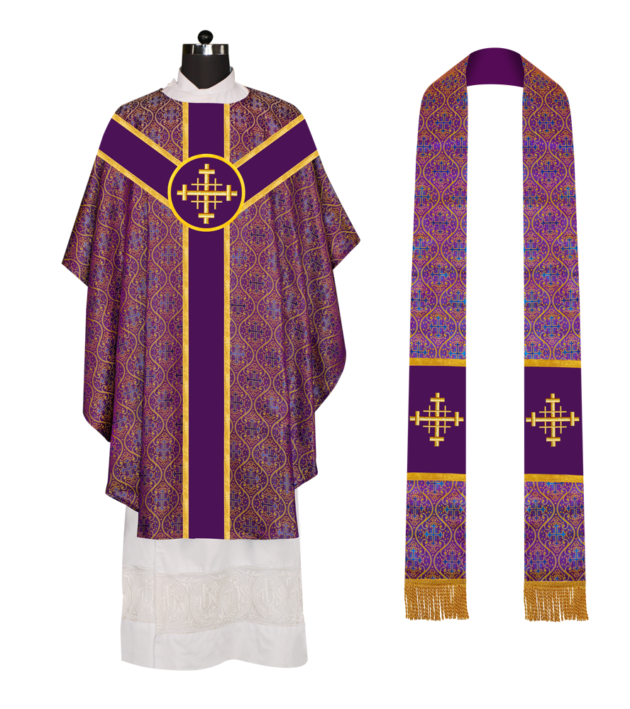 Celestial Gothic chasuble vestment