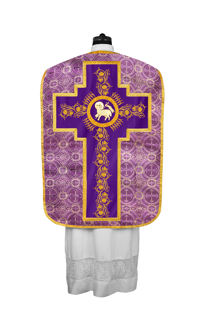 Catholic fiddleback chasuble vestment - Grapes collection