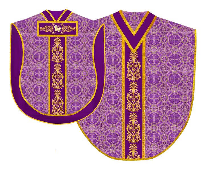 BORROMEAN CHASUBLE WITH ADORNED ORPHREY