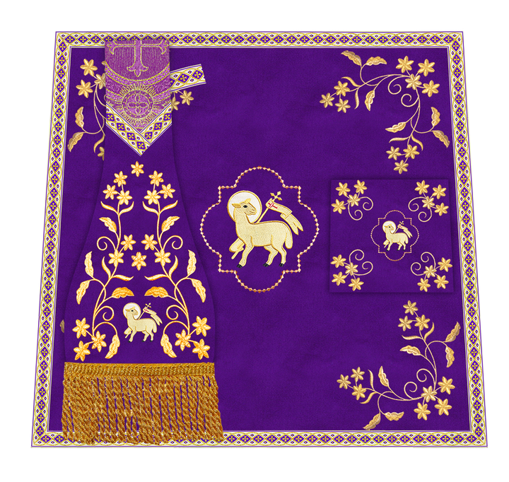 Floral Embroidery Spiritual Mass Set