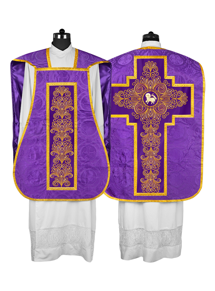 Traditional Roman chasuble vestment - Flourish collection