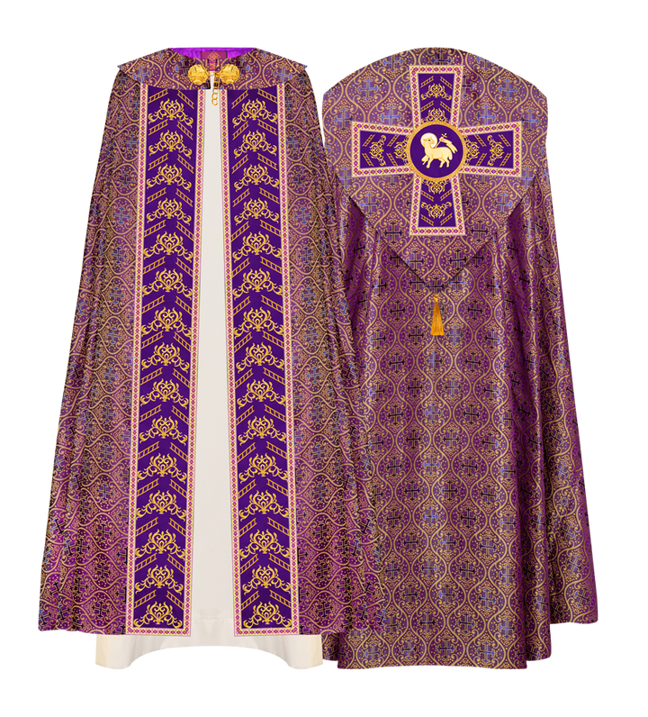 GOTHIC COPE VESTMENTS WITH ADORNED MOTIFS