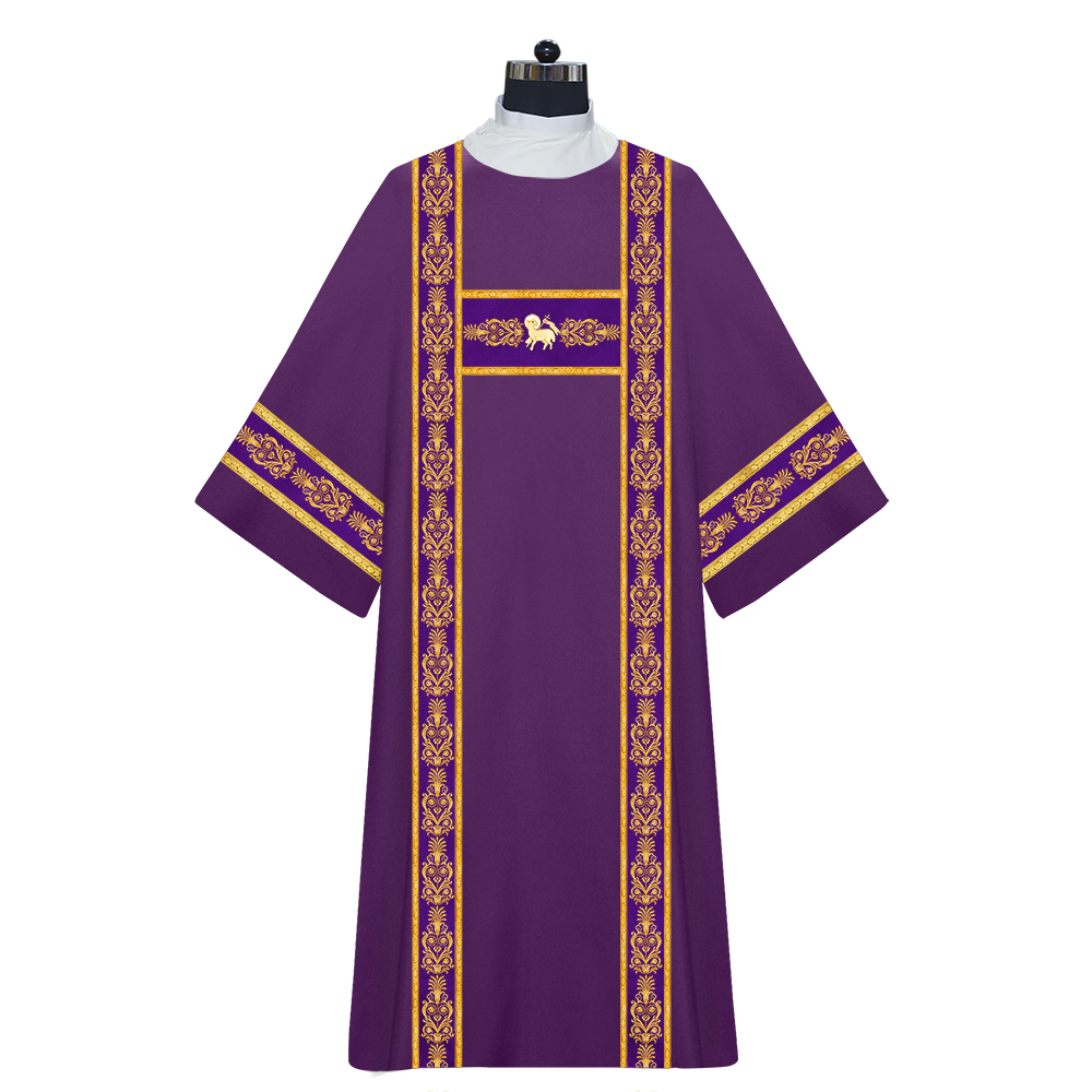 DEACON DALMATICS WITH ORNATE EMBROIDERY