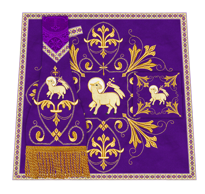 Spiritual Embroidery Mass Set Vestment