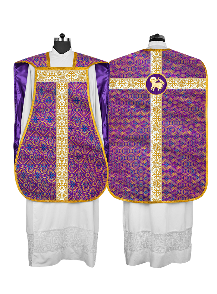 Fiddleback Vestment adorned with lace