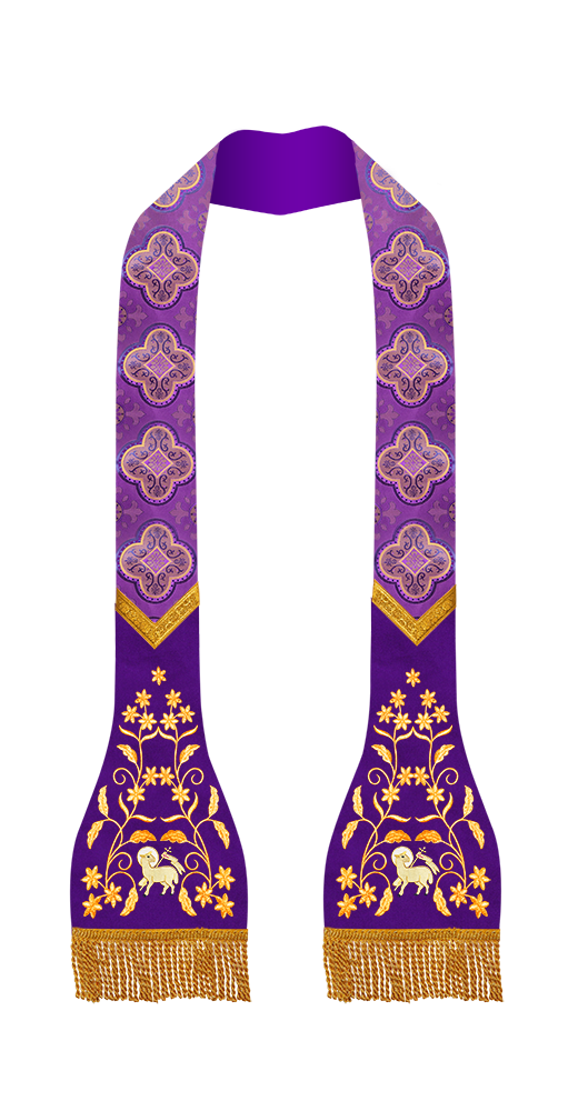 Solemn Roman Stole Vestments - Floral collection