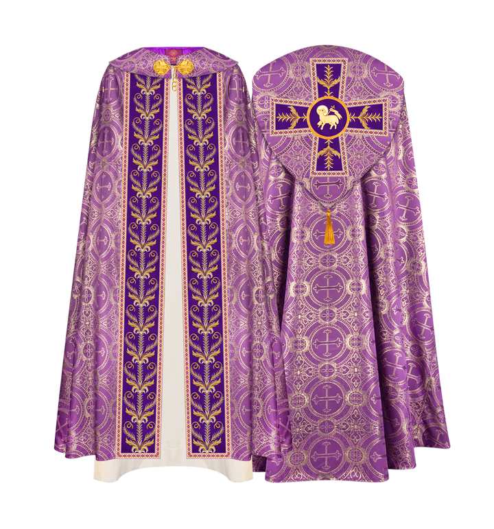 GOTHIC COPE VESTMENTS ADORNED WITH DETAILED BRAIDS
