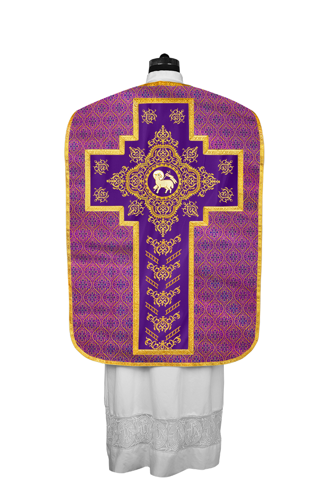 Fiddleback Vestment with Embroidered Orphrey