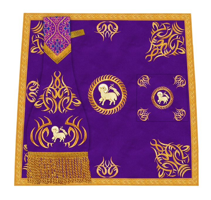 Marvelous mass set with Golden Embroidery - Angelic collection